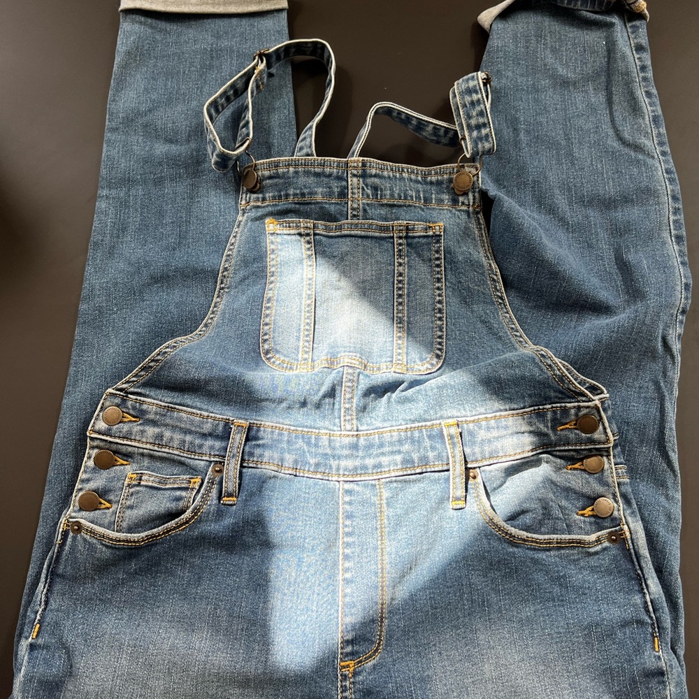 Denim Overalls with Adjustable Straps NWOT